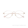 Optical Deformation Display Optica Round Frames Metal Eyewear